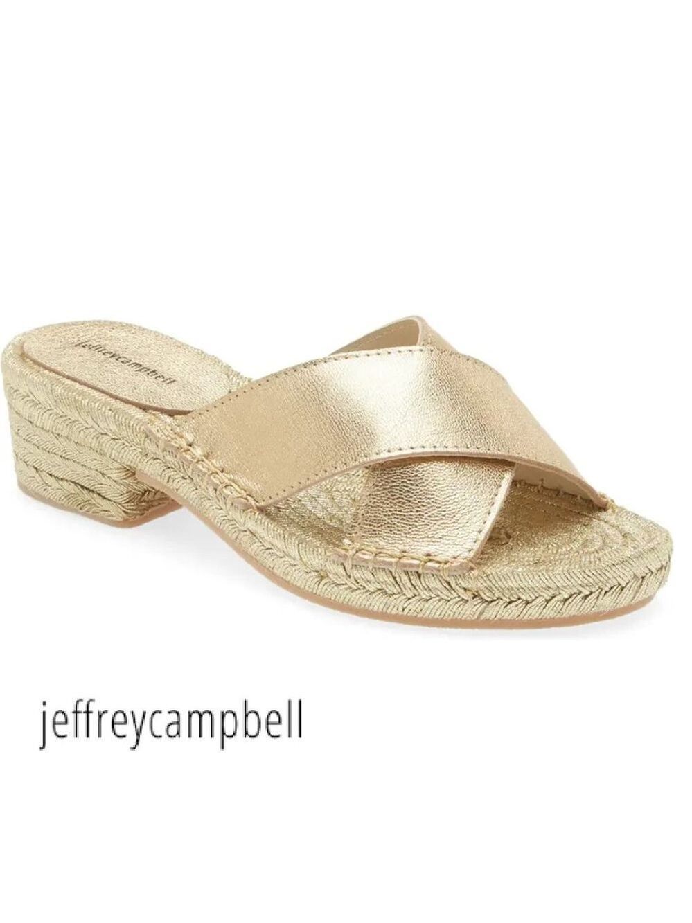 NWOB $155 Jeffrey Campbell Monada Espadrille Slide EU 39 US 8